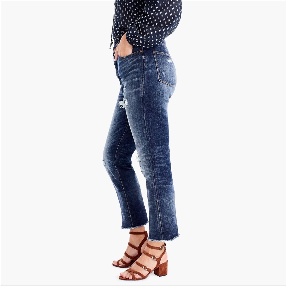 JCREW Suede Sandal with Buckle Block Heel